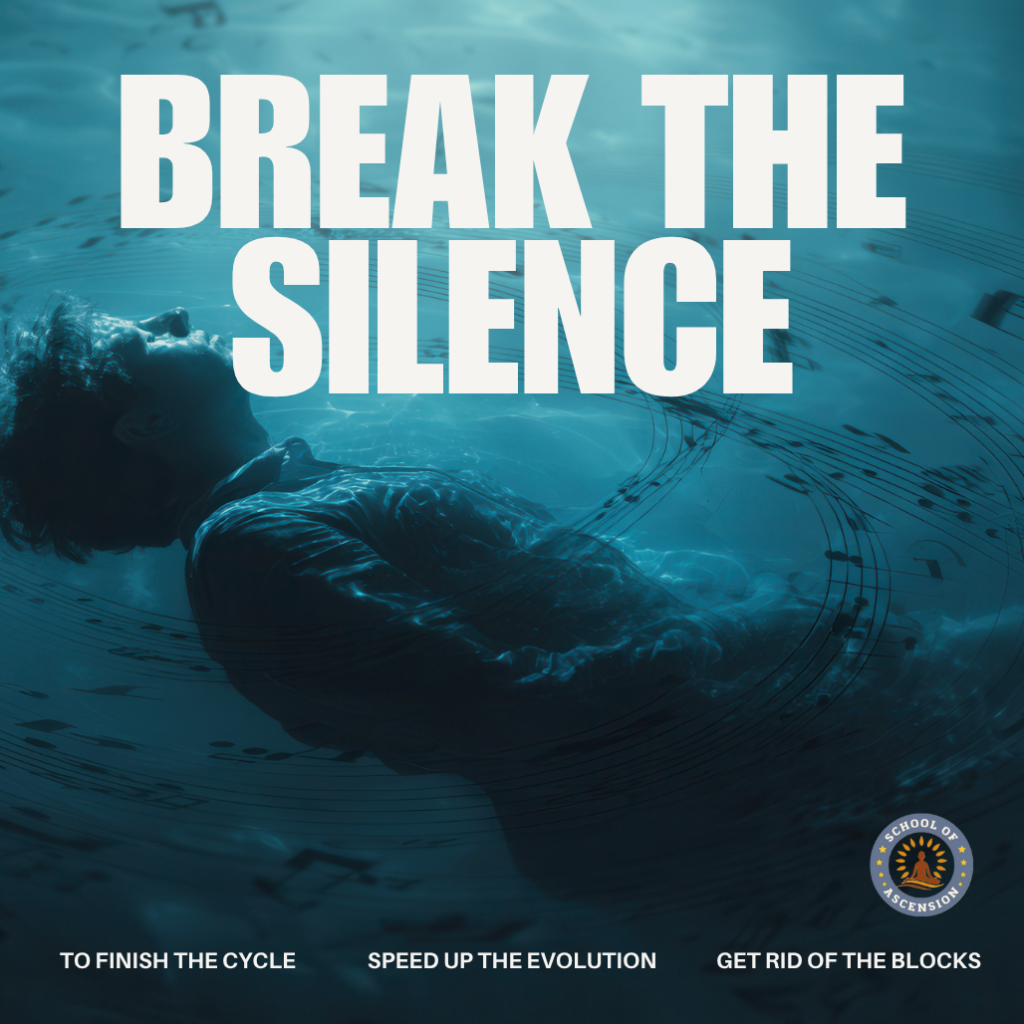 break the silence to finish the cycle